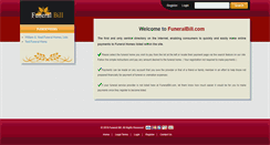 Desktop Screenshot of funeralbill.com